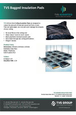 TVS bagged ceiling insulation pads