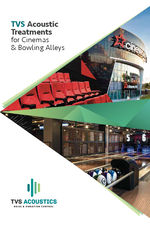 Acoustic treatments for cinemas & bowling alleys