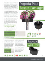 Pagoda Pole and Wall Baskets