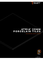 Atria® 20mm porcelain tiles data sheet