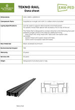 Easi-PED Tekno Rail datasheet 