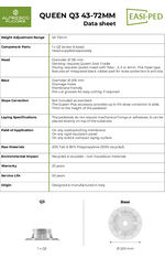 QUEEN Q3 43-72mm datasheet