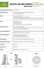 QUEEN Q9 368-568mm datasheet