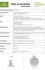 King K4 95-152mm datasheet