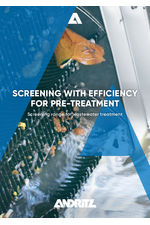 Screening for efficiency for pre-treatment 