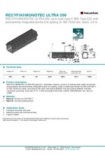 EN RECYFIX MONOTEC ULTRA 200 Type 010 - datasheet 