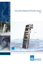 GVF Sub-vertical Mechanical Fine Bar Screens - brochure 
