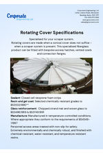 Rotating Cover Specifications