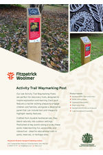 Activity trail waymarker posts
