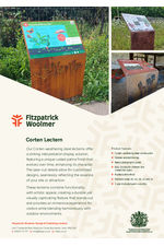 Corten lectern data sheet