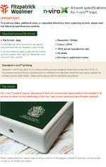 Artwork specifications for n-viro™ trays