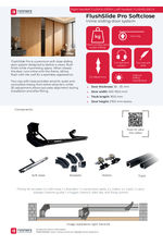 FlushSlide Pro runners Data Sheet PDF