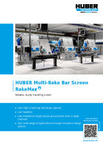 HUBER Multi-Rake Bar Screen RakeMax® Brochure