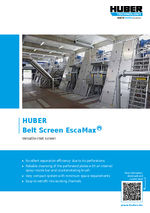 HUBER Belt Screen EscaMax® - Brochure