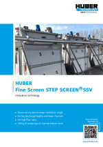 HUBER Fine Screen STEP SCREEN SSV Brochure