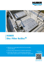 HUBER Disc Filter RoDisc® Brochure