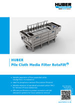 HUBER Pile Cloth Media Filter RotaFilt® - Brochure