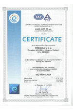 ISO 14001 Certificate