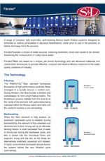 FIBROTEX Water Filter - Brochure