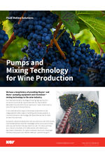 Pumps and Mixing Technology for Wine Production