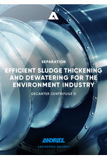 ANDRITZ Decanter centrifuge D - Product information