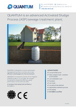 QUANTUM Low Cost Small Sewage Treatment Plant - Brochure
