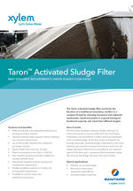 Taron activated- sludge filter - technical data sheet