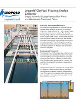 Leopold Clari-Vac floating sludge collector