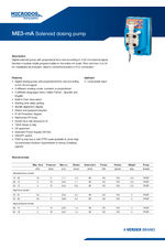 Microdos ME3 mA - Datasheet