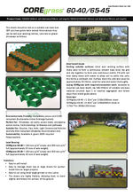 COREgrass reinforcement technical guide