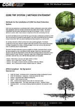CORE TRP method statement
