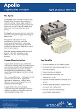 Hydrotec Apollo Data Sheets