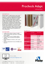 Procheck Adapt data sheet