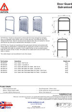 AUTOPA Door Guard - Galvanised