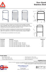 AUTOPA Door Guard - Stainless Steel