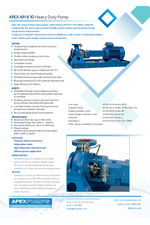 API Pump - Specification