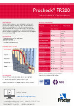 Procheck FR200 data sheet 