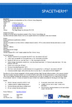Spacetherm data sheet
