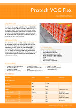 Protech VOC Flex data sheet