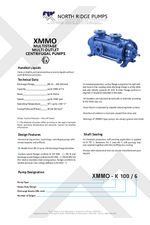 North Ridge XMMO Horizontal Multistage Pump - Product brochure