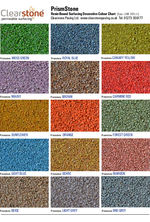 Clearstone PrismStone resin bound colour range 