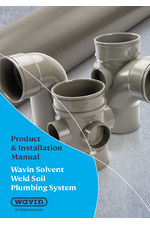 Wavin Solvent Soil Product and Installation Manual