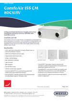 Zehnder ComfoAir 155 CM ICS Datasheet