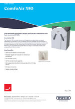 Zehnder ComfoAir 350 ICS Datasheet