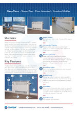 DeepClean sloped top-floor mounted data sheet