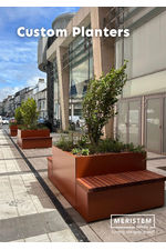 Meristem Custom Planters brochure