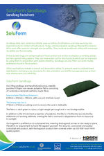 Soluform Sandbag - Data sheet