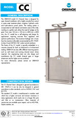 CC channel mounted penstock