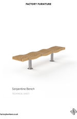 SERPENTINE bench
