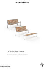 UTIL seat, chair operation & maintenance manual